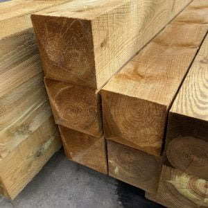 Timber Post Treated - 150mm x 150mm with 4-Way Weathered Top