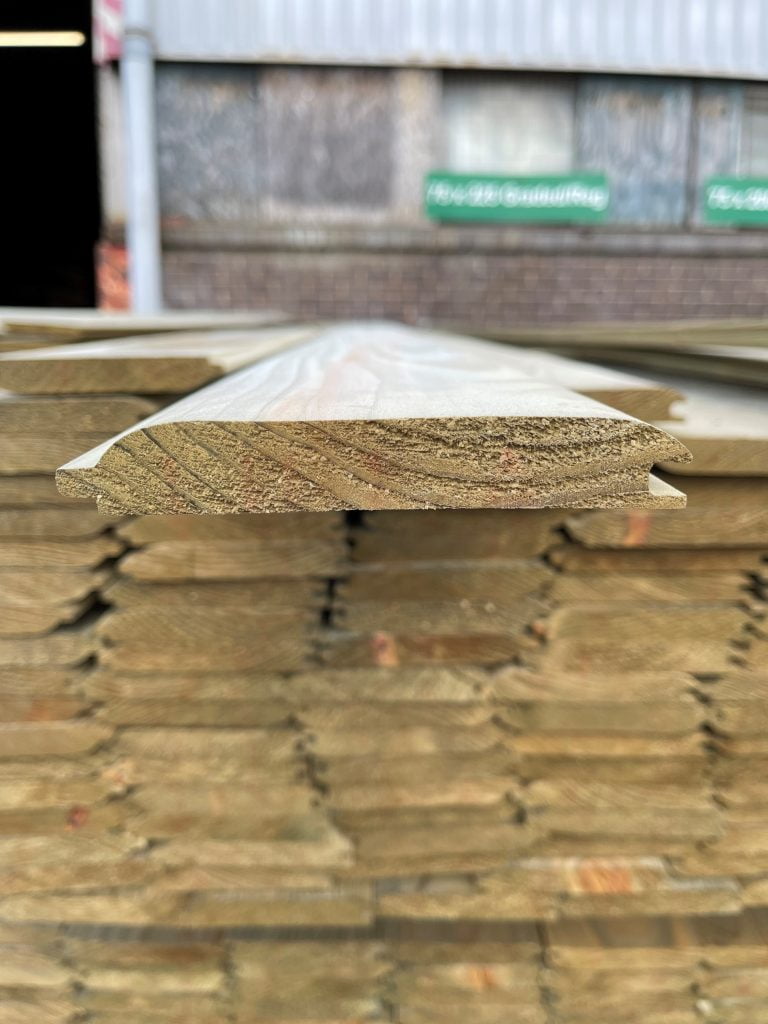 Loglap Cladding - Treated - 25mm x 125mm