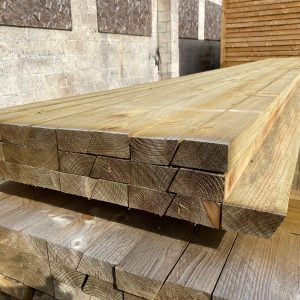 Arris Fence Rail - 47mm x 100mm