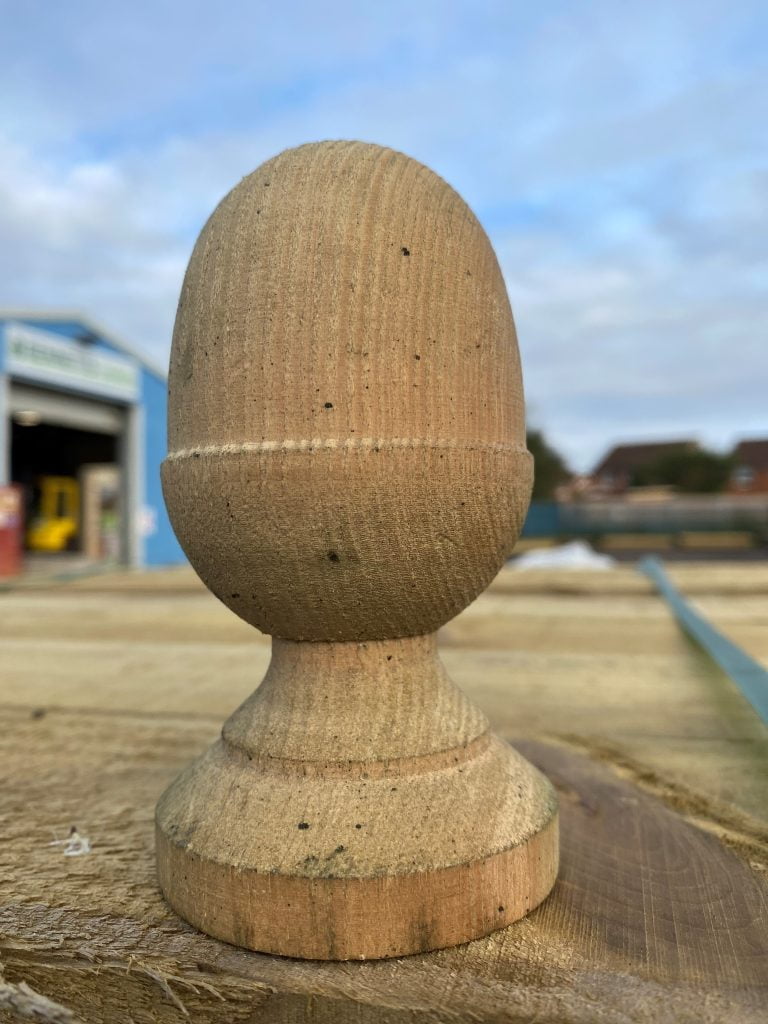 Fence Post Cap - Acorn