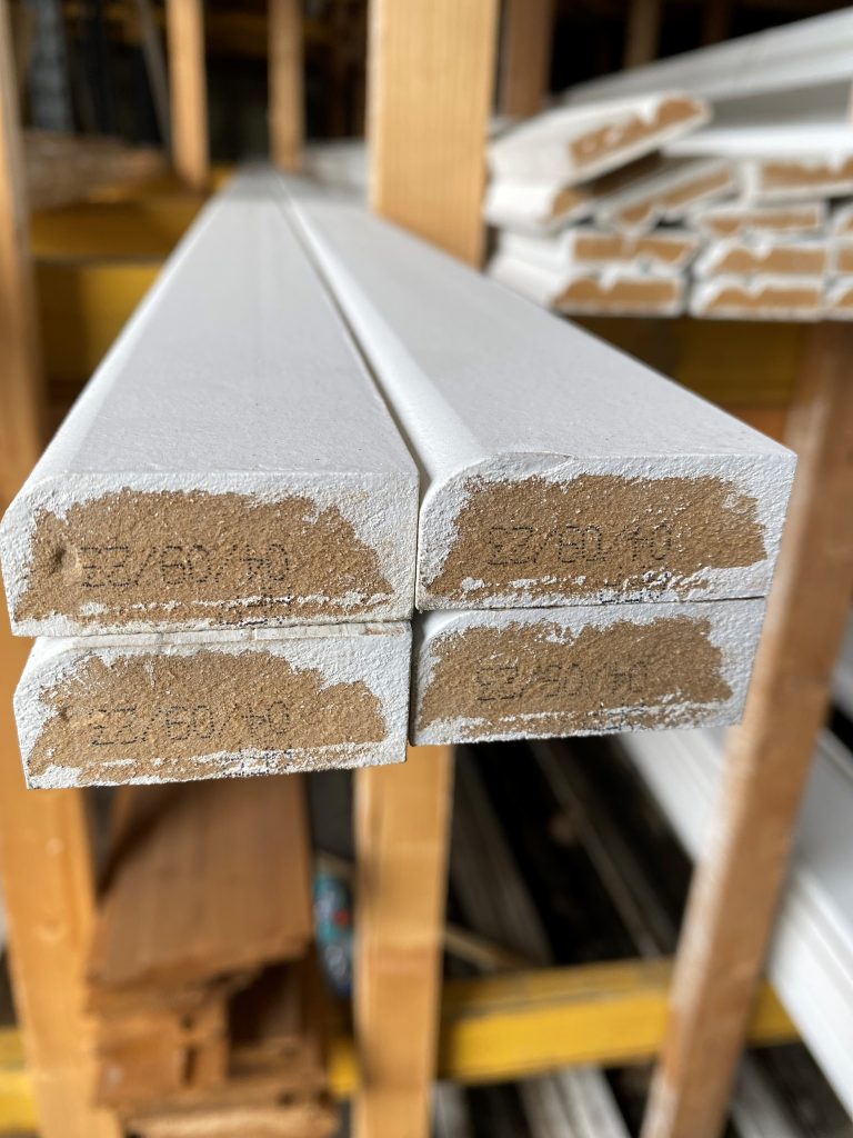 MDF Architrave  - Primed Once Round