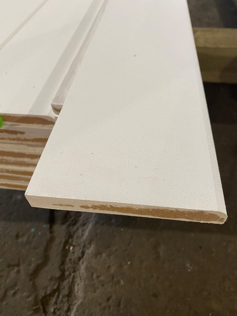 MDF Skirting - Primed Once Round
