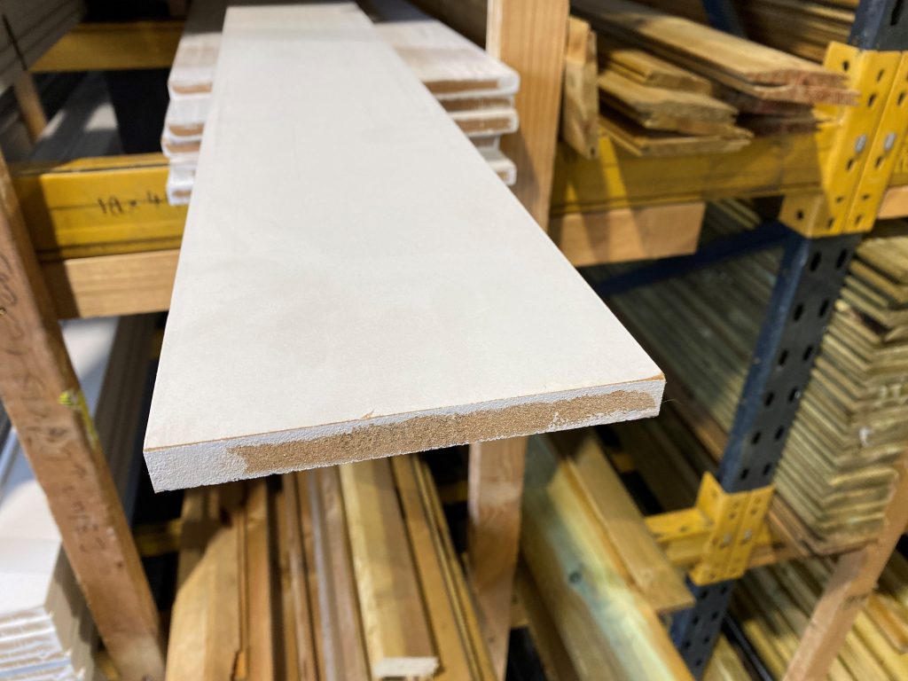 MDF Skirting - Primed Square Edge