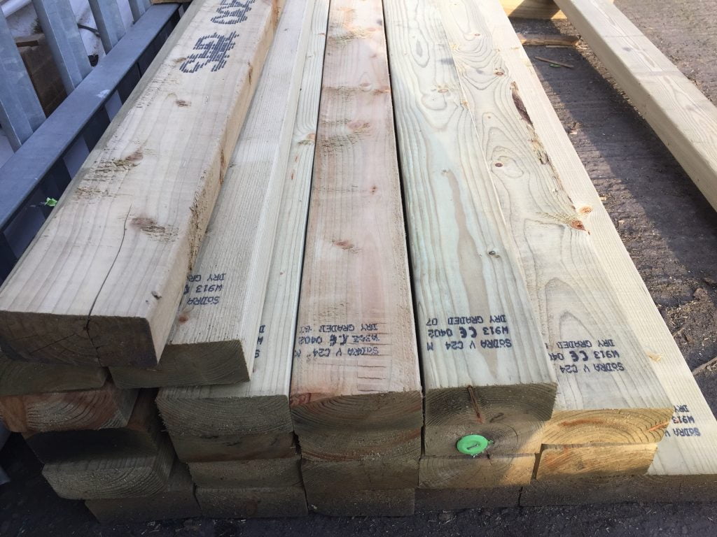 Treated Decking Joist - 47mm x 100mm