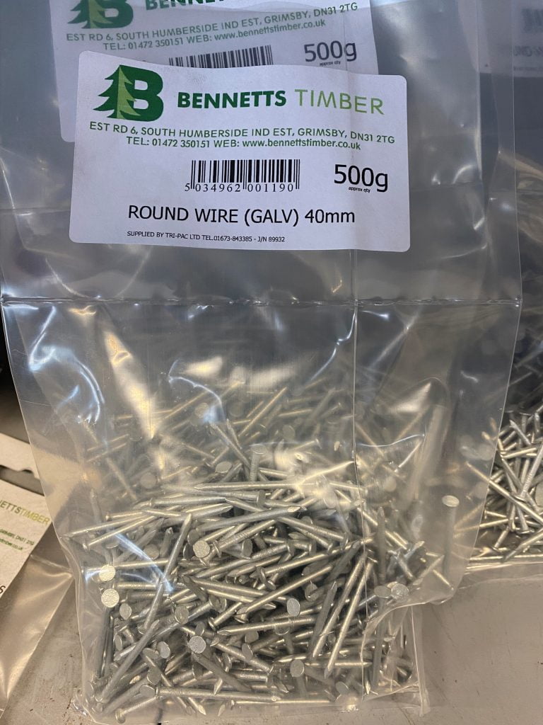 Round Wire Galvanised Nails