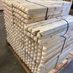 Site Pegs - 47mm x 50mm Treated Timber (4-way point)